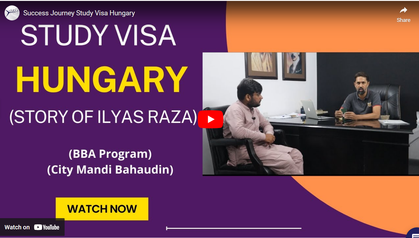 Our Student’s Success Journey for Hungary Study Visa