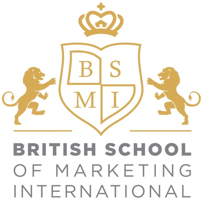 British School Of Marketing International - UK official logo with white background