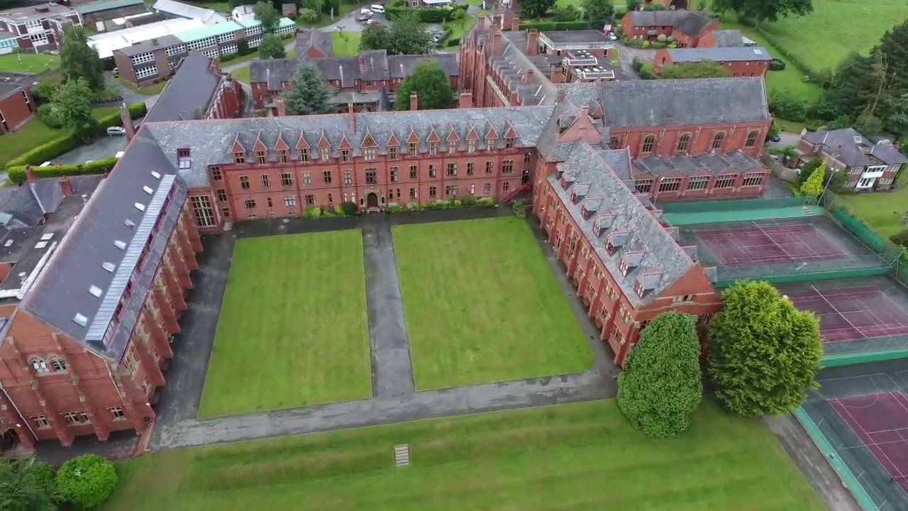 Study In Ellesmere College - Shropshire - UK For Pakistani Students. This image contains university whole arial view at noon. Asra the best study VISA consultants in Lahore